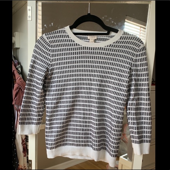 J. Crew dot dash sweater - Picture 3 of 5